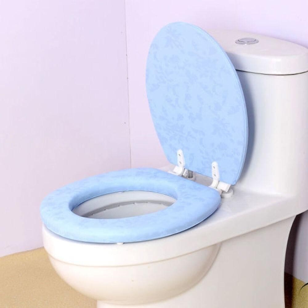 Assento Sanitario Tampa Vaso Almofadado Super Macio Universal Todos Os Modelos De Privada Banheiro Lavabo Cor:verde;tama
