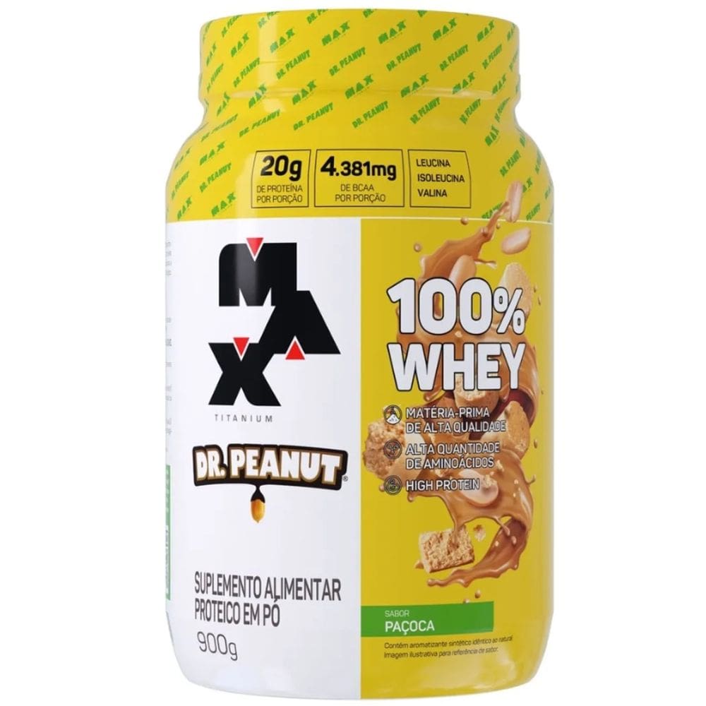 100% Whey Dr. Peanut (900g) - Max Titanium
