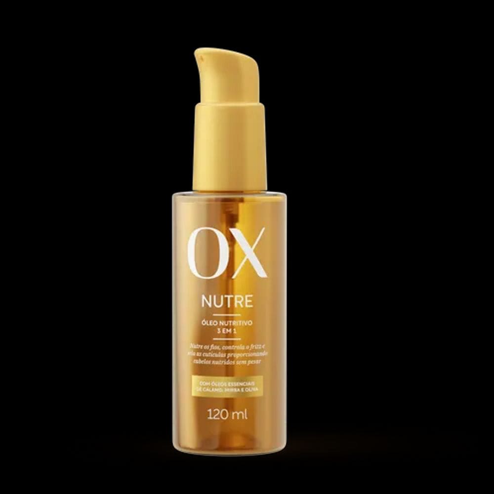 Óleo Ox Nutre 3 Em 1 Reparador de Pontas Capilar120ml