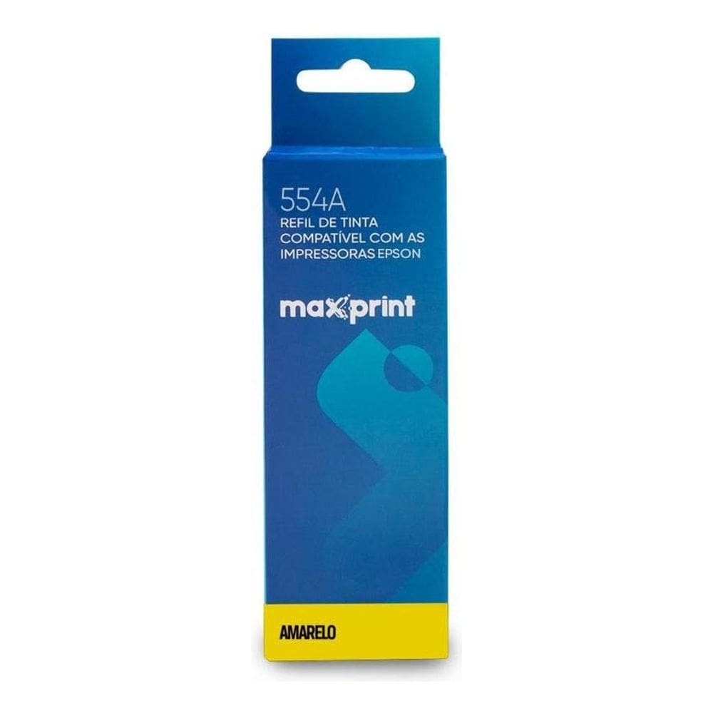Refil de Tinta Amarelo 70ml Maxprint Compatível Epson 544