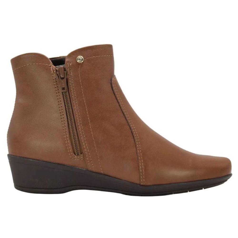 Bota Feminina Comfortflex Anabela Conforto Dia a Dia