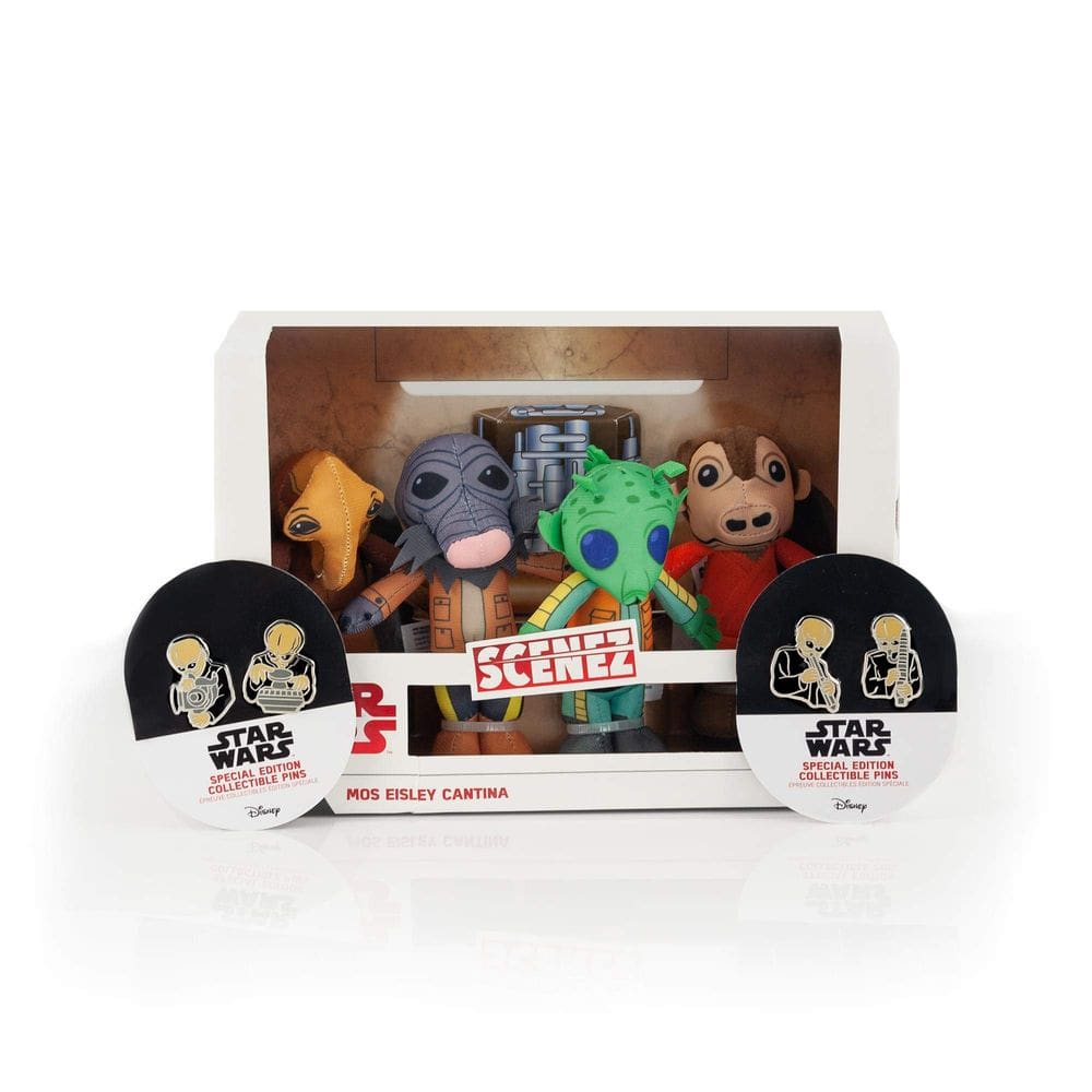 Conjunto de broches de pelúcia e esmalte Star Wars Mos Eisley`s Cantina Villains