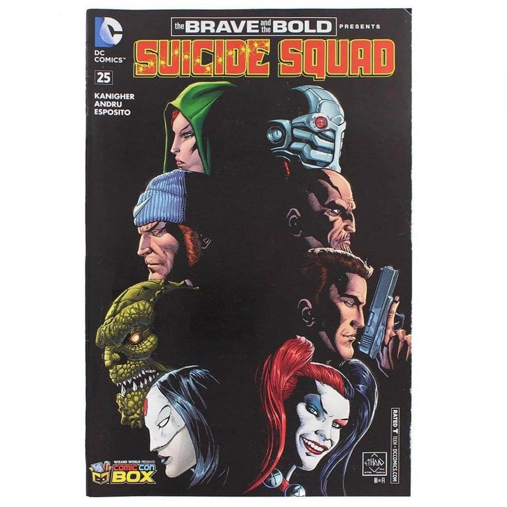Capa colorida da revista em quadrinhos Toynk DC Comics Suicide Squad #25