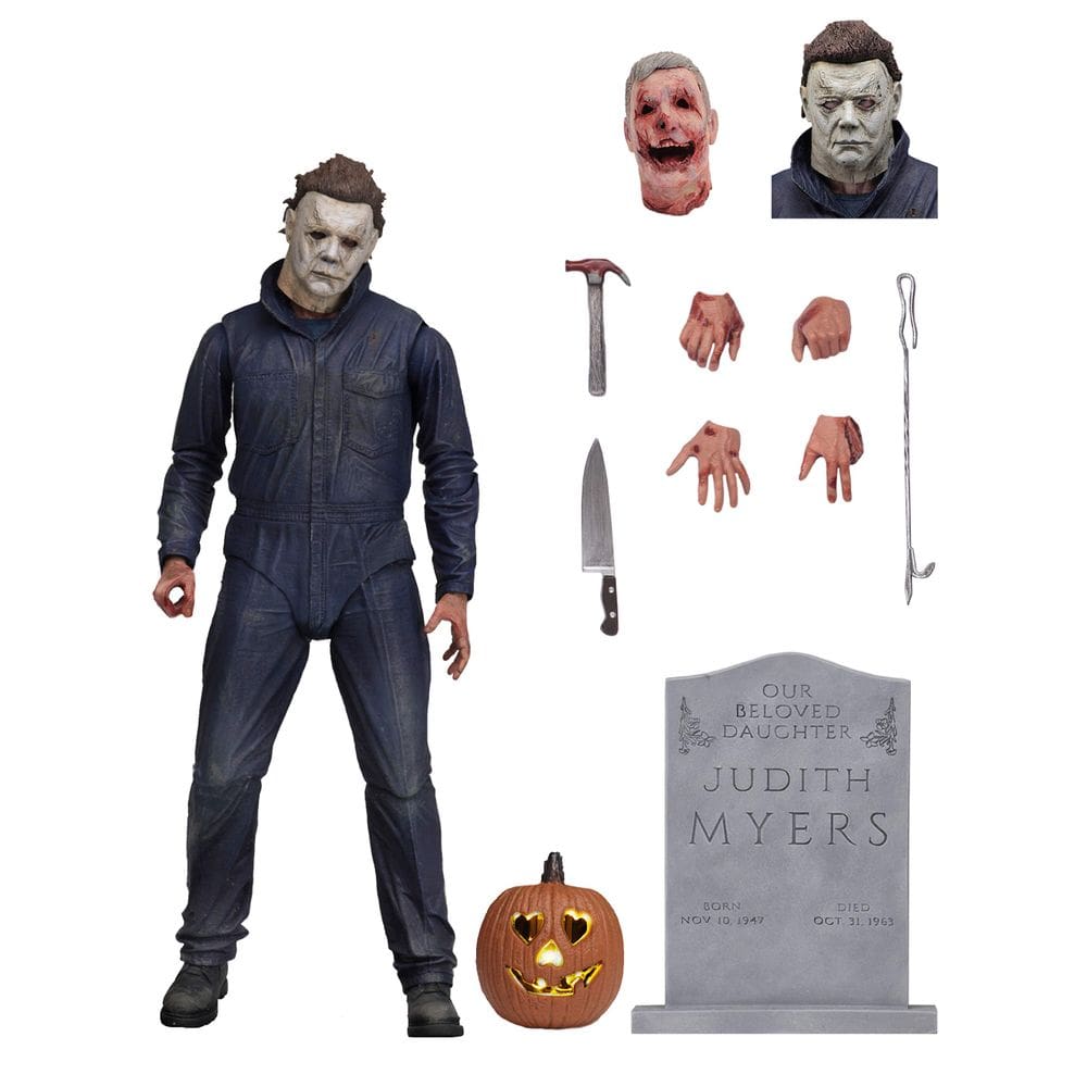 Boneco de ação NECA Halloween (filme de 2018) Ultimate Michael Myers de 7 polegadas