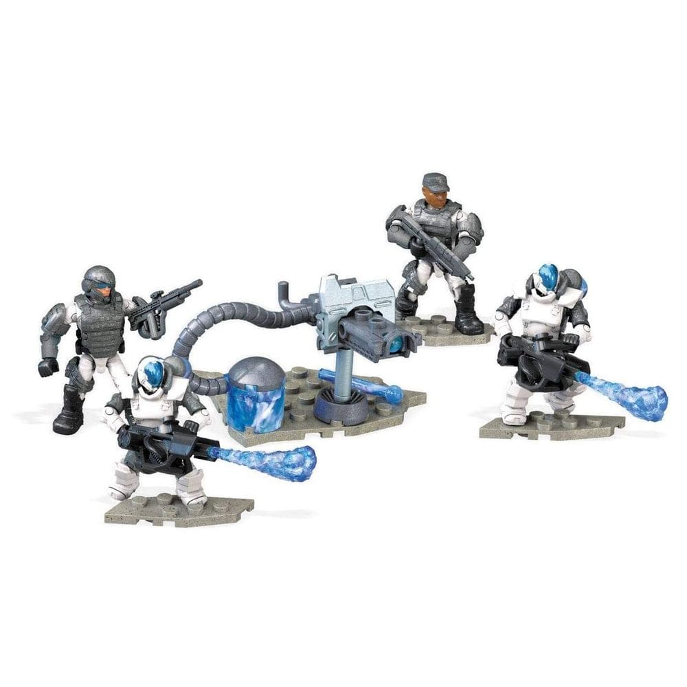 Conjunto de construção Mega Construx Halo Cryo Marines Fireteam