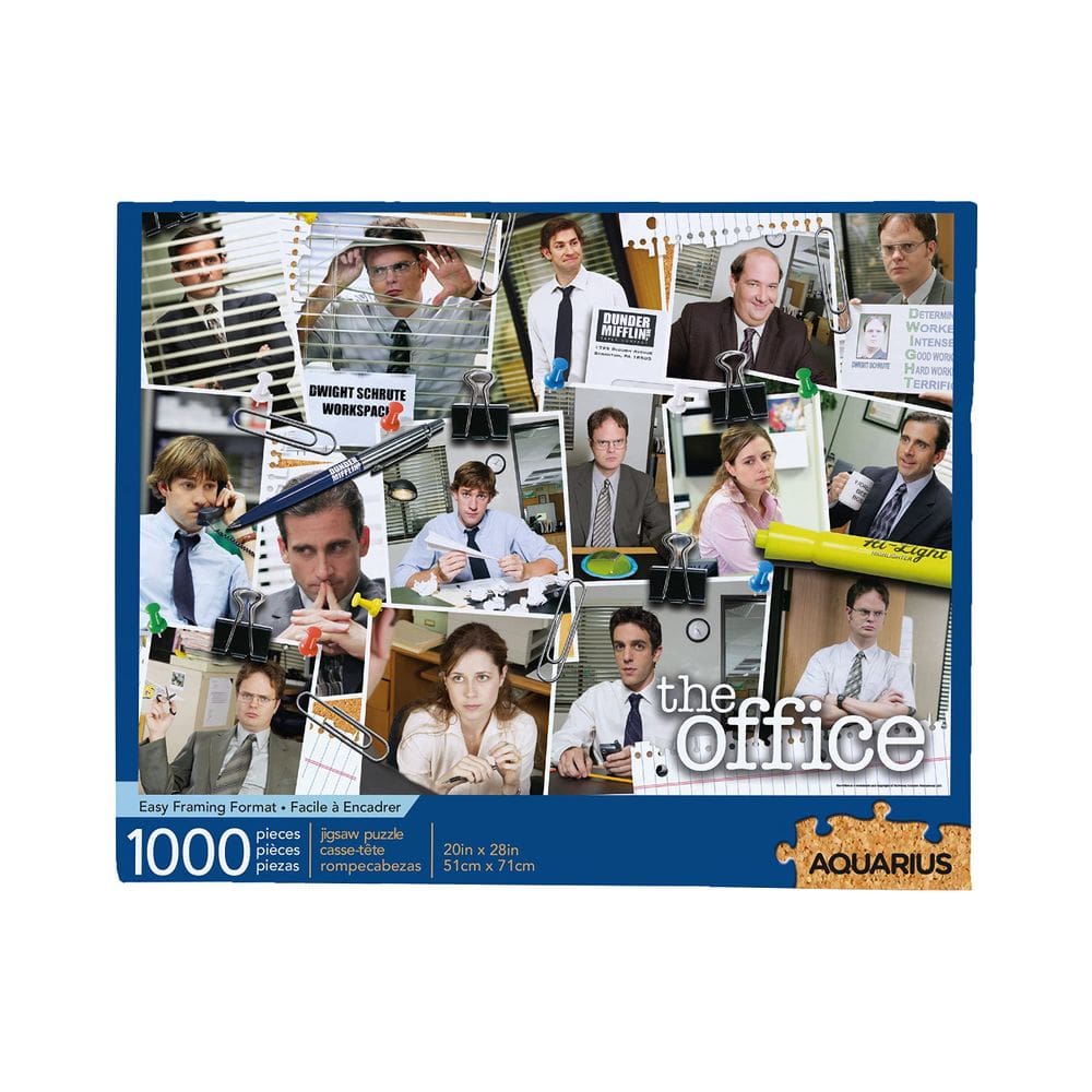 Quebra-cabeça AQUARIUS The Office Cast Collage 1000 peças