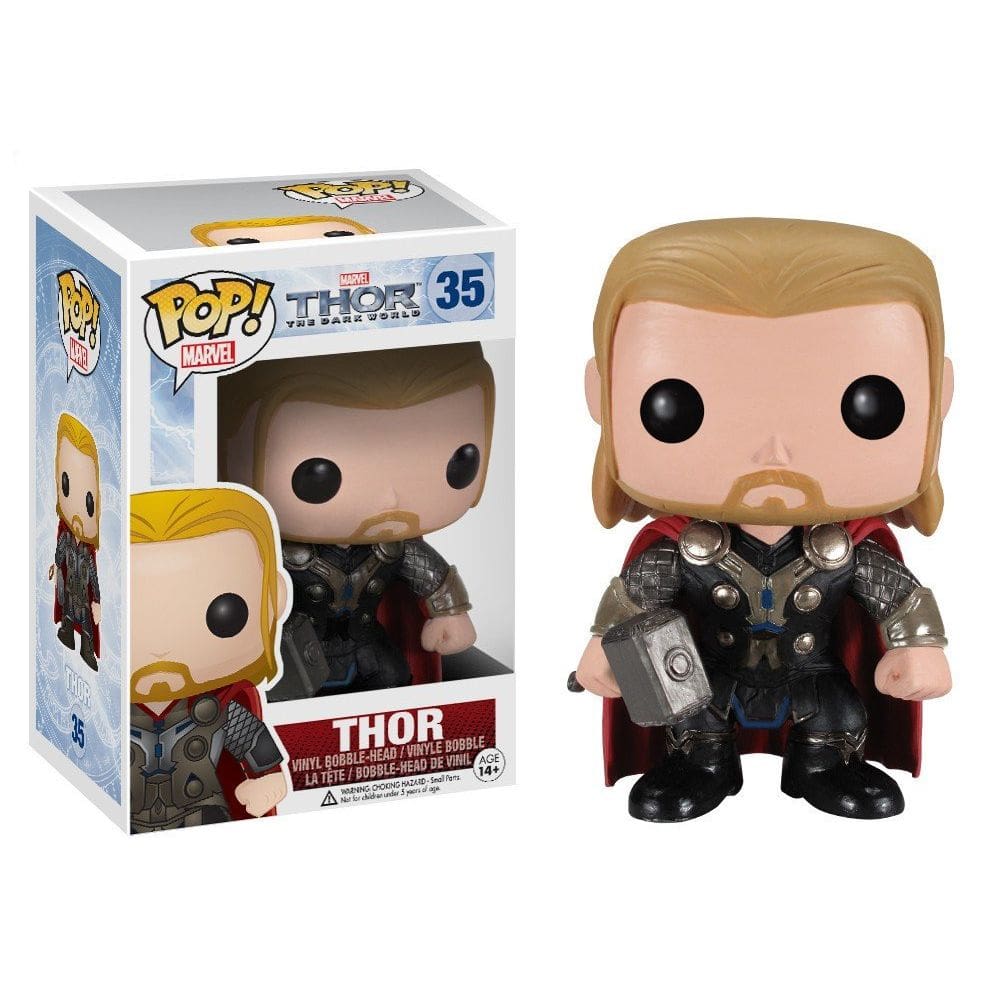 Boneco de ação Funko POP Marvel Thor Movie 2 Bobble 9,5 cm