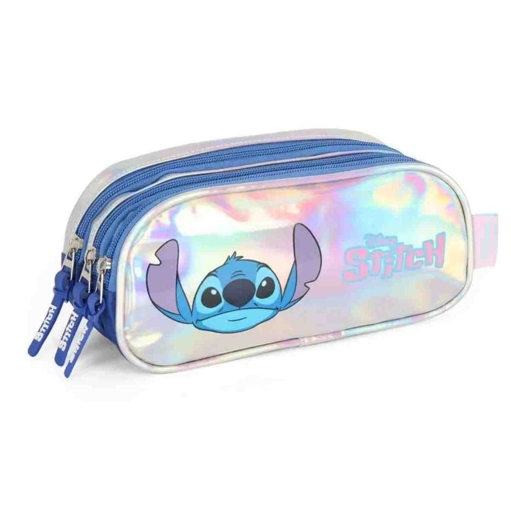 Estojo Luxcel Stitch Holográfico Prata EI41685SC1500UN