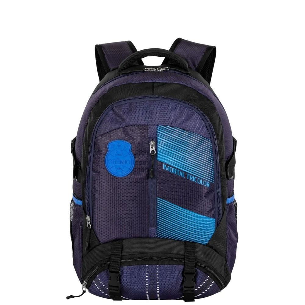 Mochila 2 compartimentos porta tênis Sestini Grêmio Azul escuro 076118-72