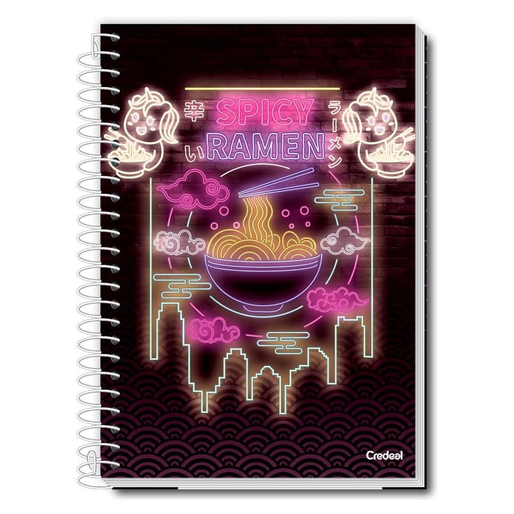 Caderno Universitário Feminino My Collection 20 Matérias Credeal diverso