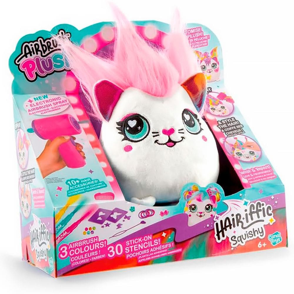 Pelúcia Cabeleireiro Hair Iffic Airbrush Plush diverso F0194-2 - Fun