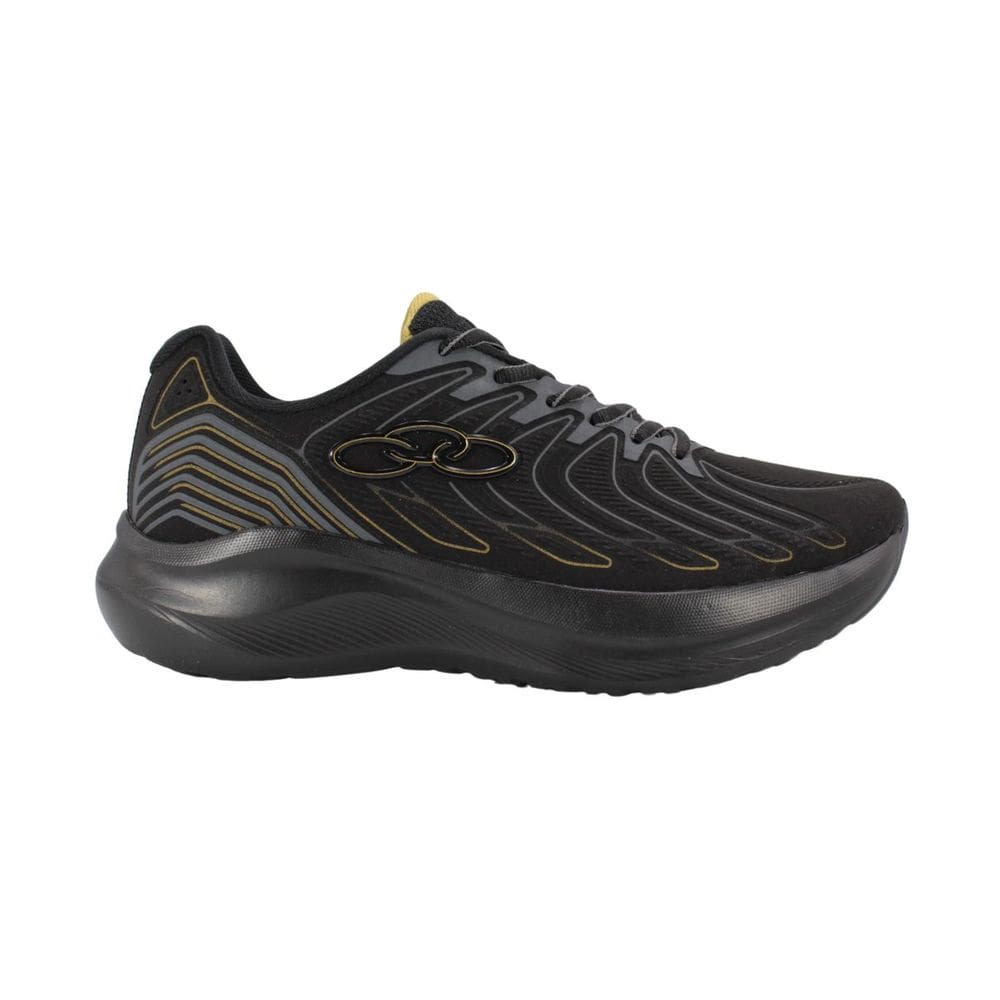 Tênis Masculino Olympikus Volcan 2 Preto/Dourado