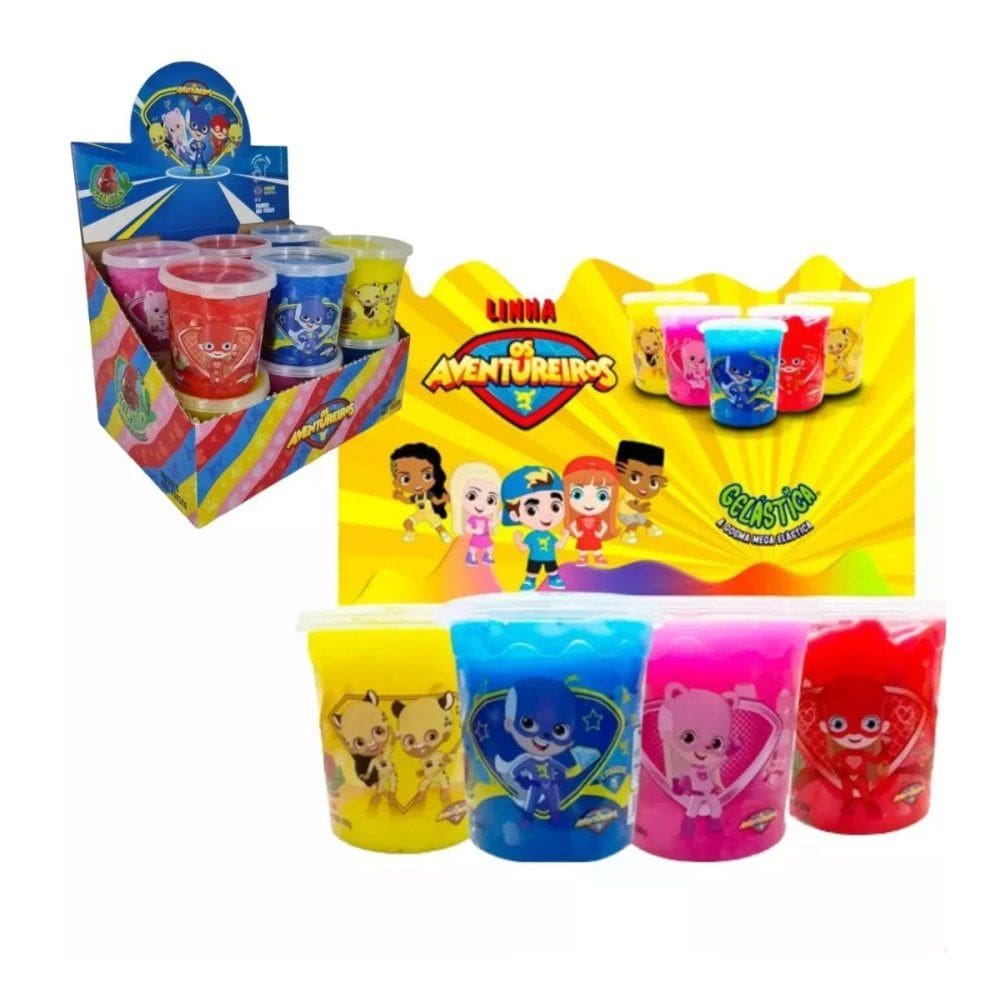 01 Slime Gelástica Aventureiros 180GR - diversa