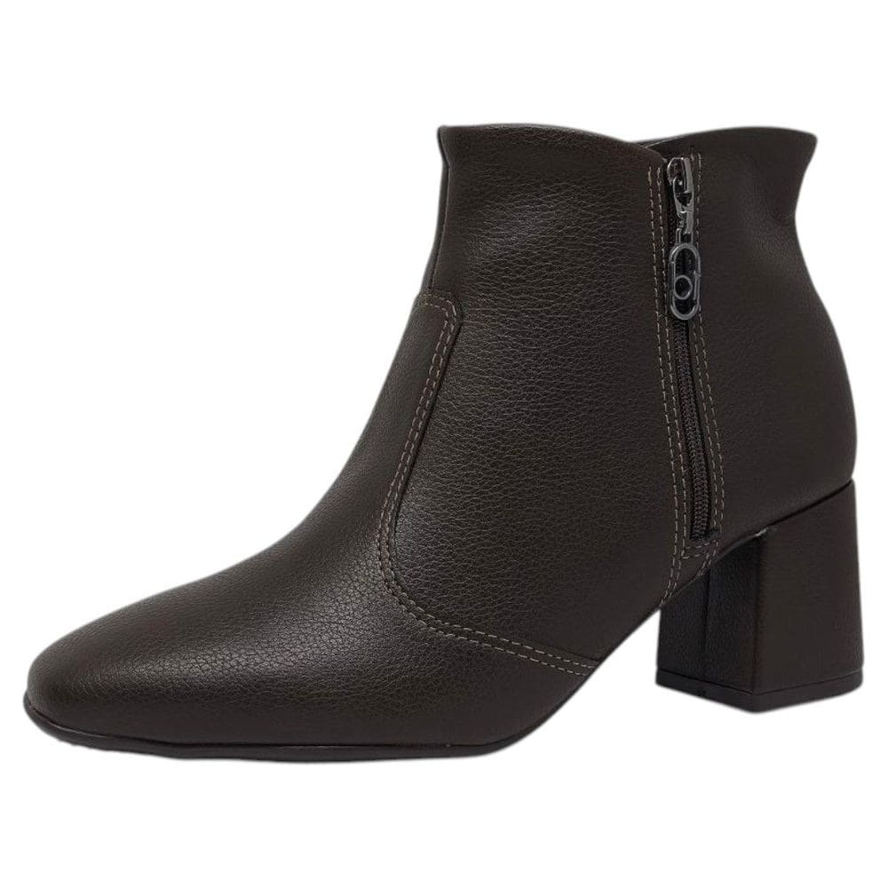 Bota Feminina Elegante Salto Médio Moda Cano Baixo Beira Rio
