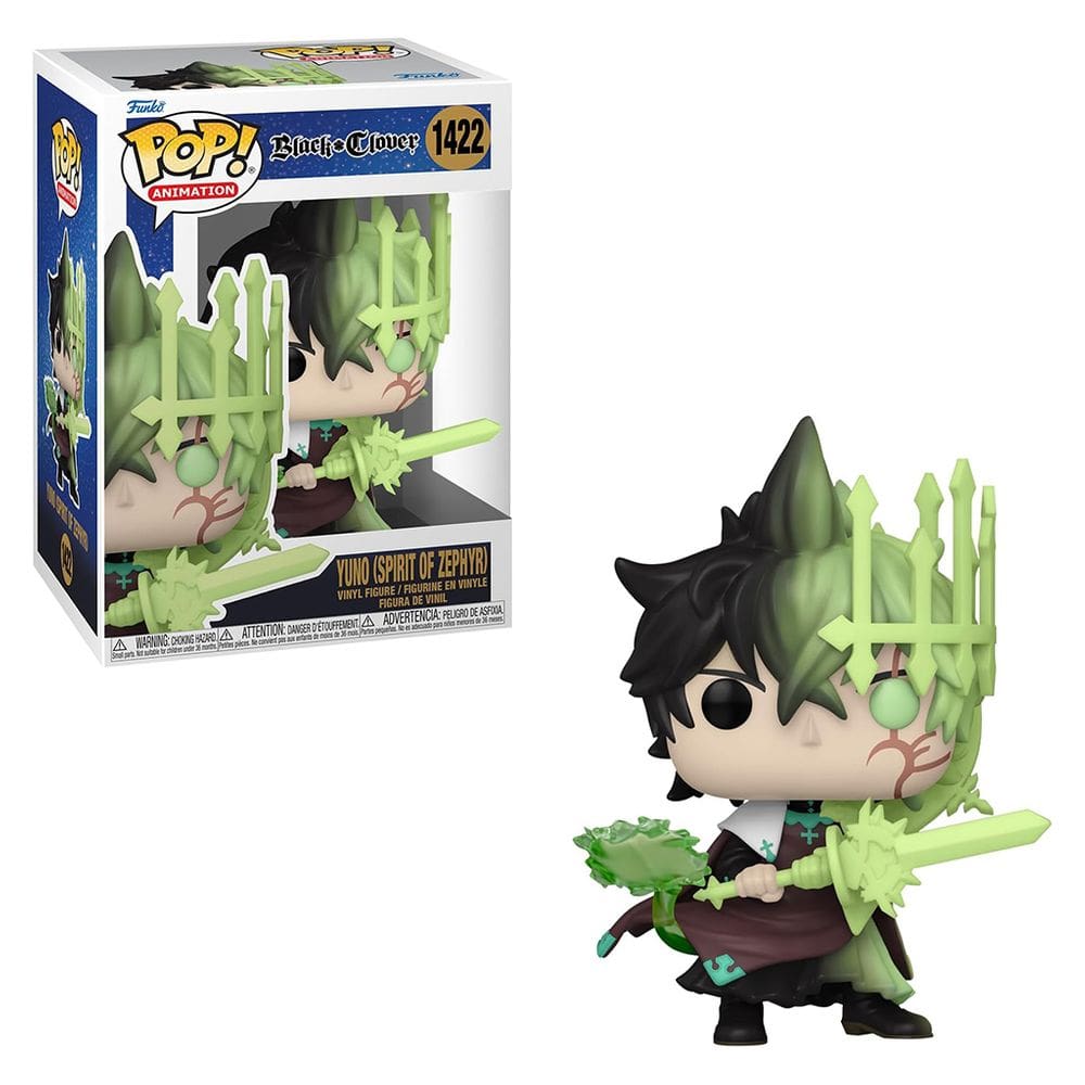 Funko Pop Black Clover Yuno Spirit Of Zephyr #1422