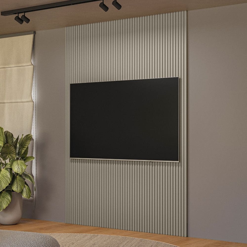 Painel Ripado para TV até 75 Polegadas Modular 1.8 Linea Brasil