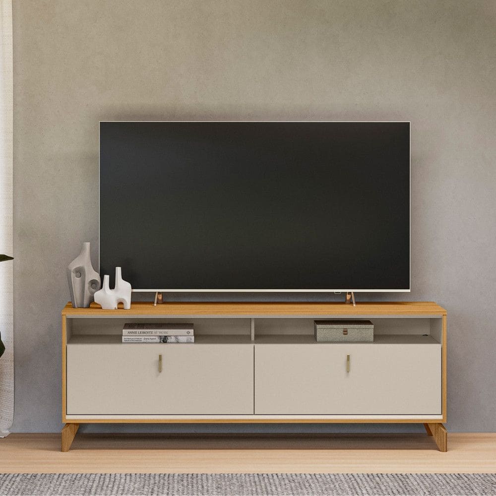 Rack para TV até 70 Polegadas 2 Portas Dubai 16 Linea Brasil