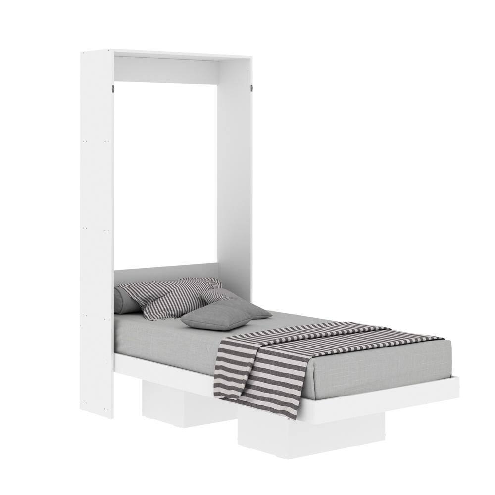 Cama Articulada de Solteiro com 2 Nichos CM8015 Branco - Tecno