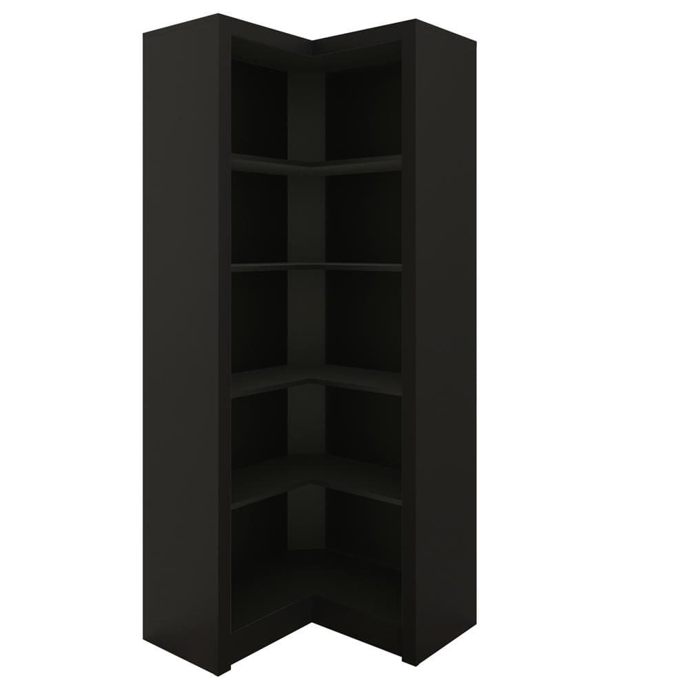 Armário Estante Aberto de Canto ME4132 Preto - Tecno