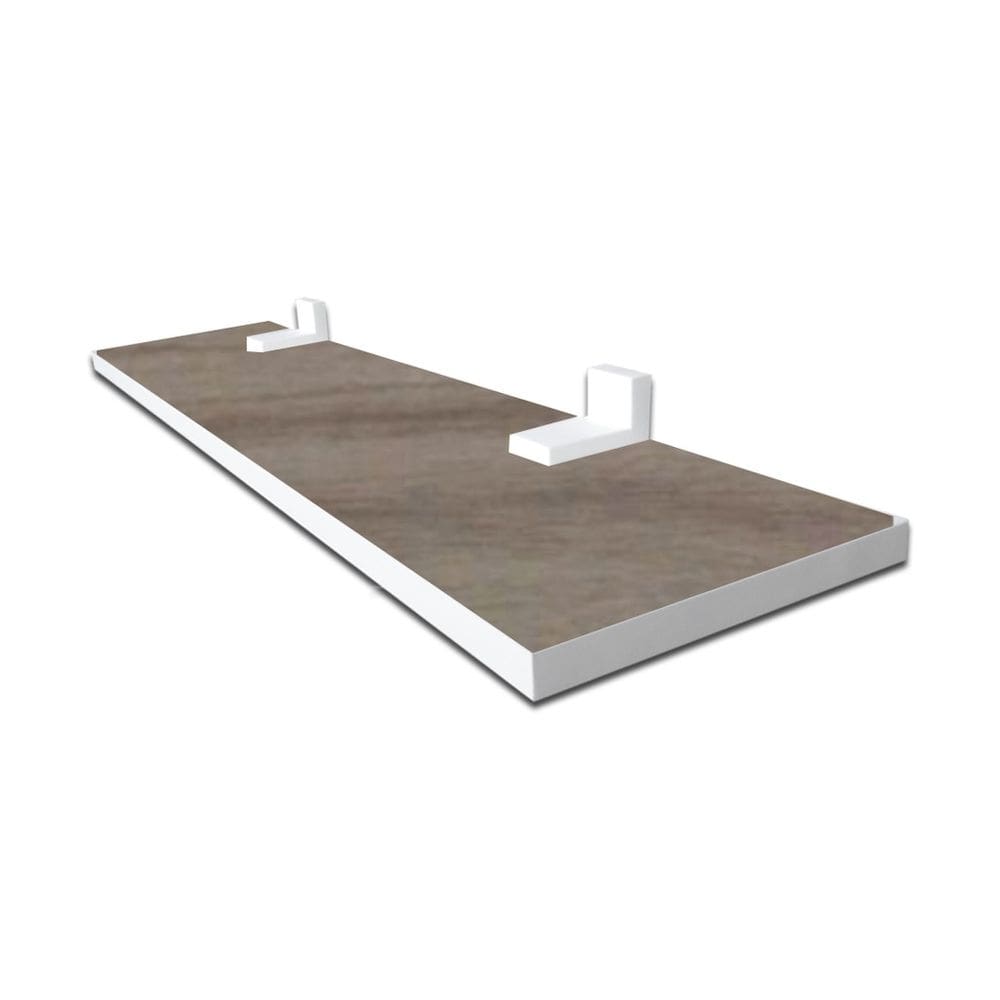 Prateleira Linha-Furta cor Com Borda De Pvc Branco 50x20 cm