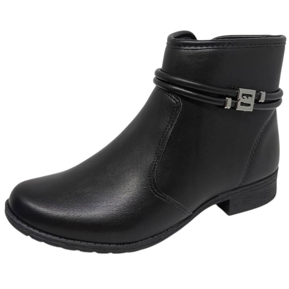 Bota Feminina Cano Curto Conforto Moderna Fácil Calce Dakota