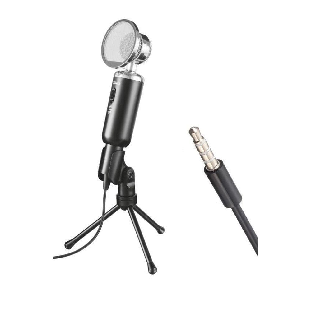 Microfone Para Pc Com Protecao Contra Vento Conector P2