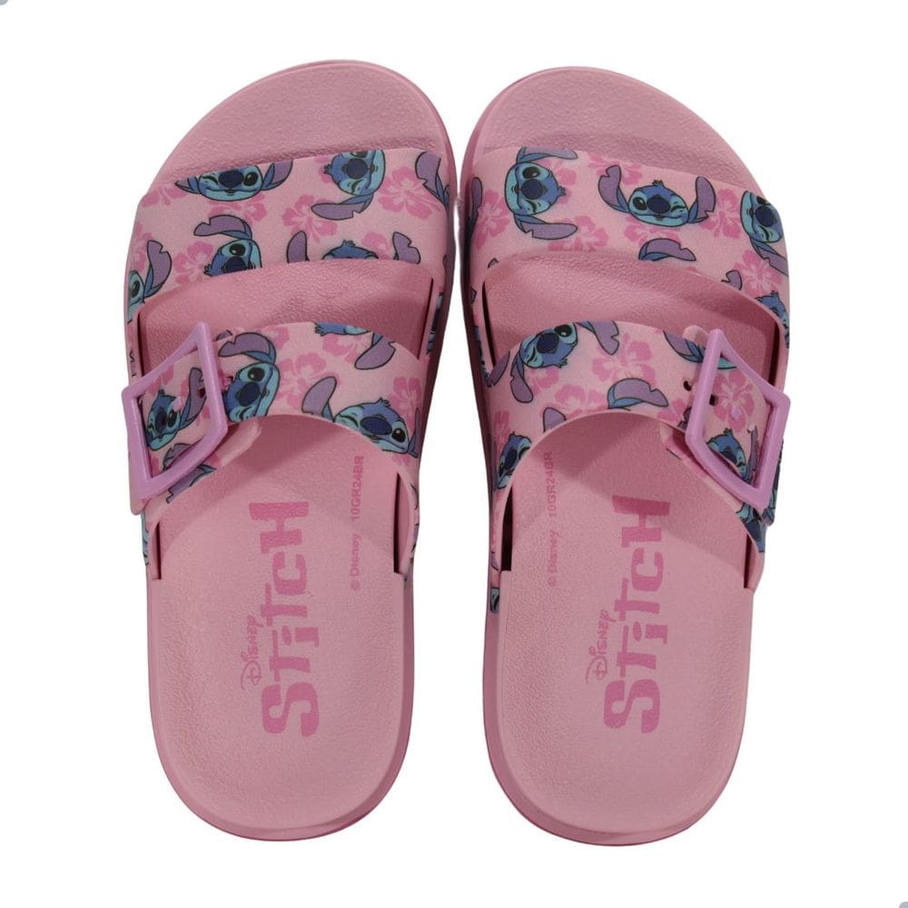 Tamanco Infantil Grendene Kids Stitch Summer Rosa