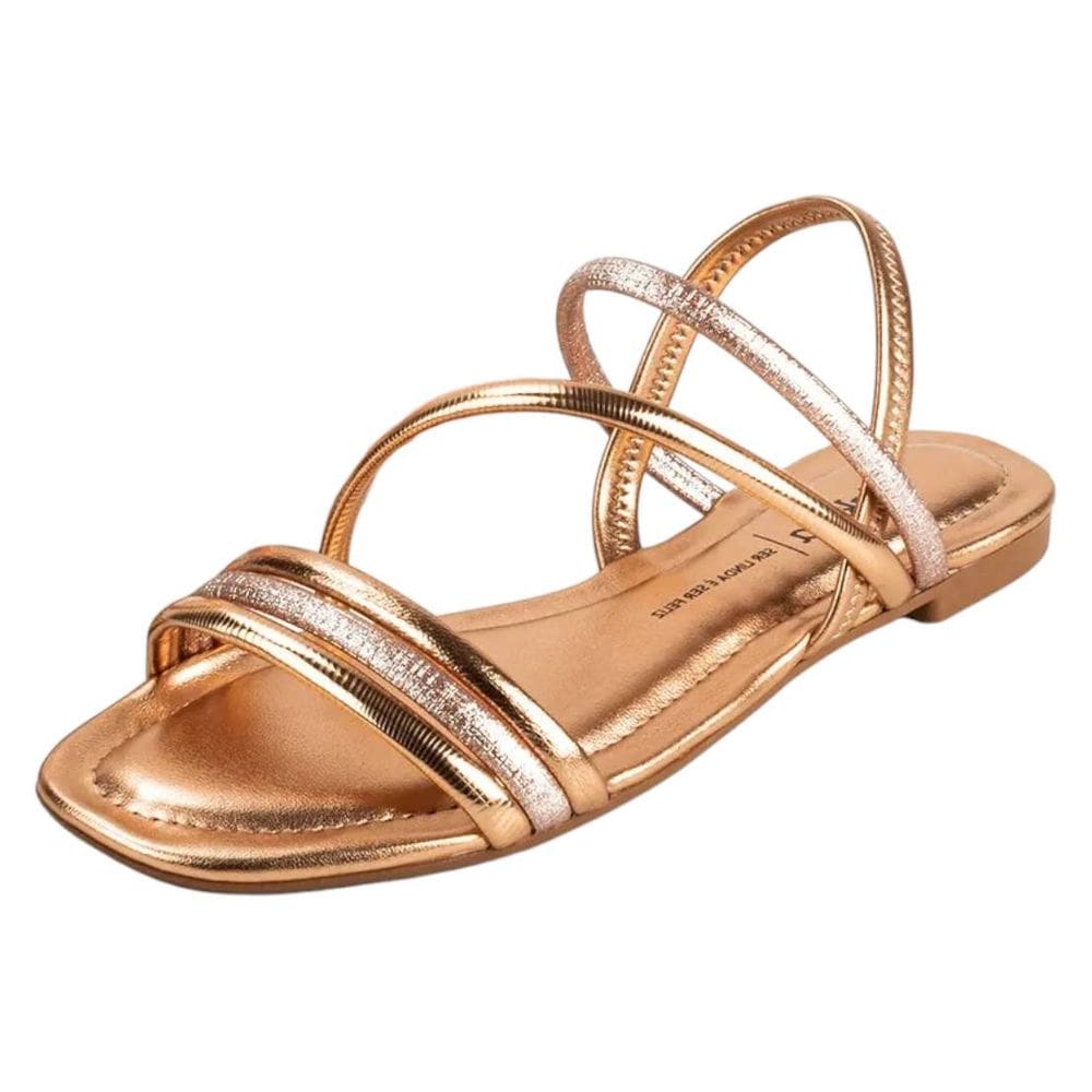 Sandalia Feminina Rasteira Facil Calce Resistentes Dakota