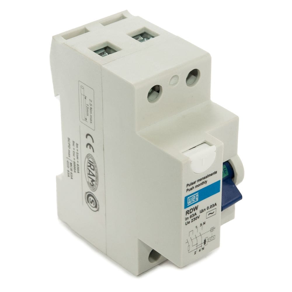 Interruptor Diferencial Residual Dr 63A 30Ma Rdw30632