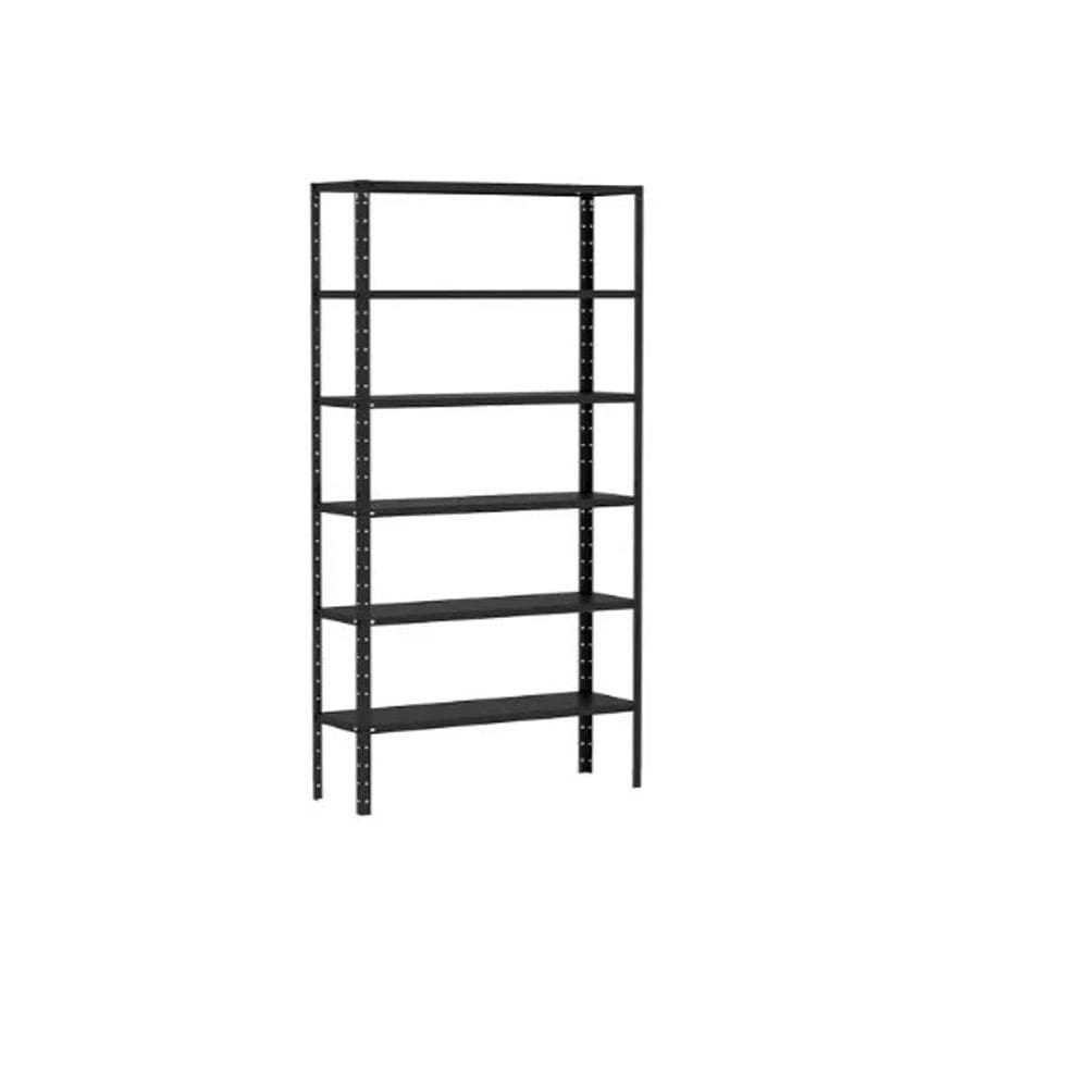 Estante Aço Dupla Flex Amapá Preta 1,76m x 92cm x 30cm