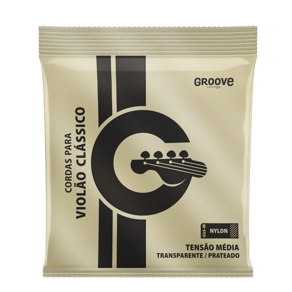 Corda P/ Violão Náilon Groove Gs5m Tensão Média - Ec0026