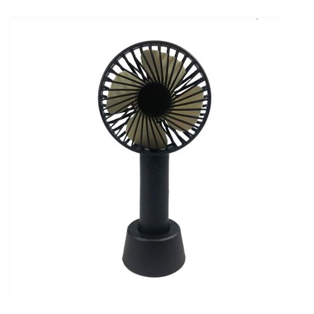 Mini Ventilador Multiuso Portátil Recarregável Usb Preto