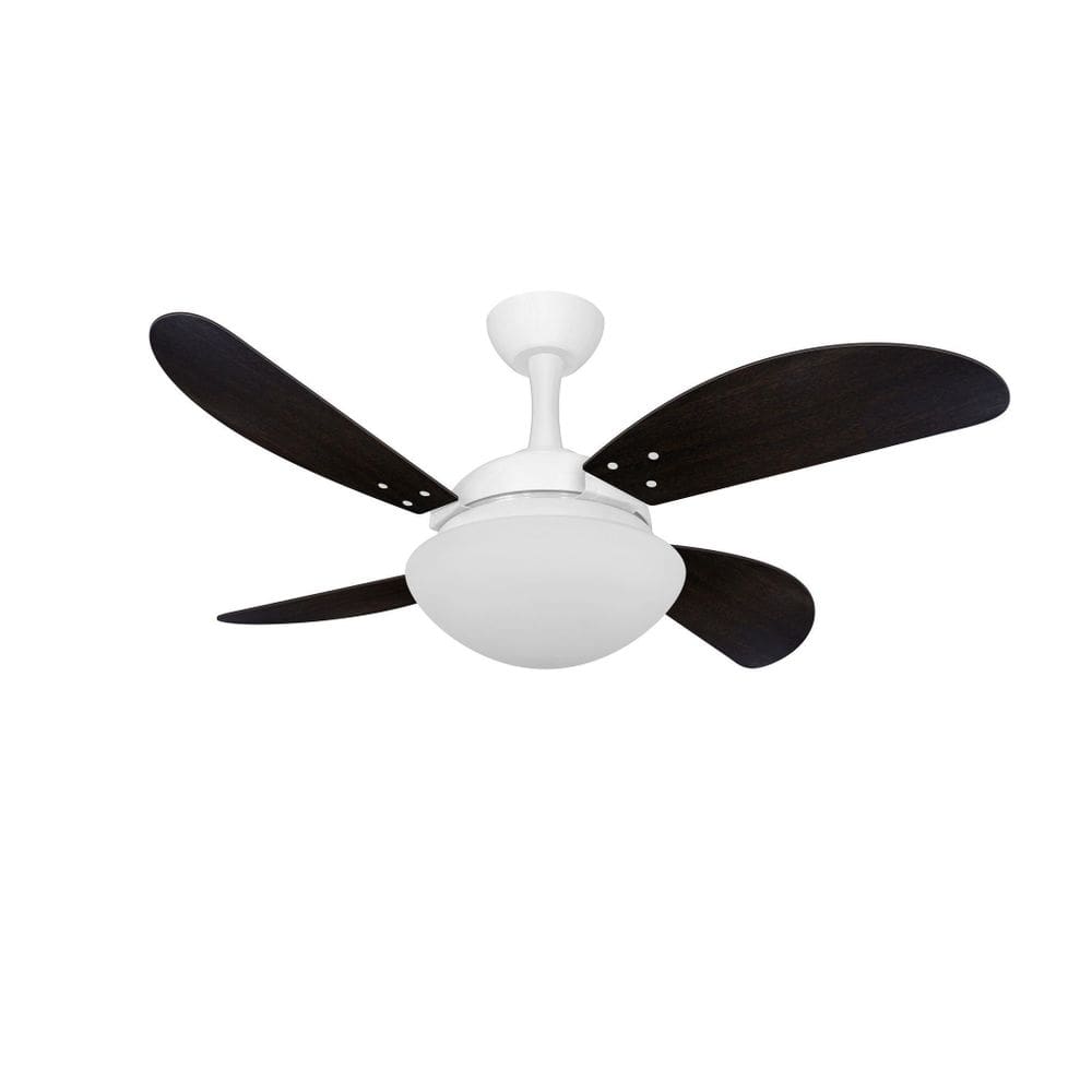 Ventilador Teto Silencioso Potente 4 Pás Tabaco Ventax 127V