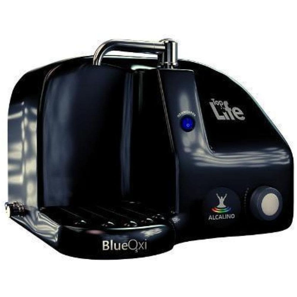 Purificador De Água Alcalina Com Ozônio Top Life Preto 127V