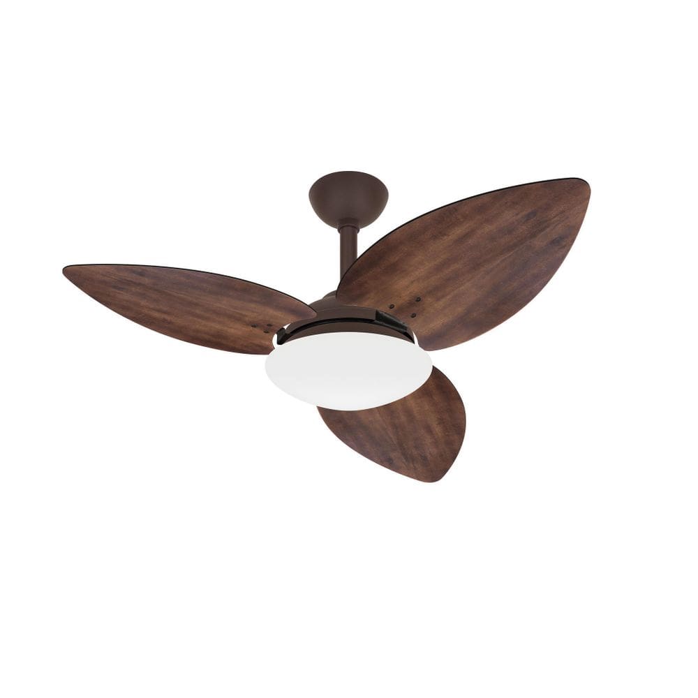 Ventilador Teto Marrom Turbo 3 Pás Imbuia Winds Ventax 220V
