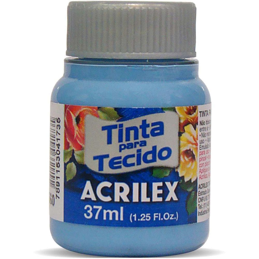 Tinta Tecido Fosca 037Ml Azul Caribe