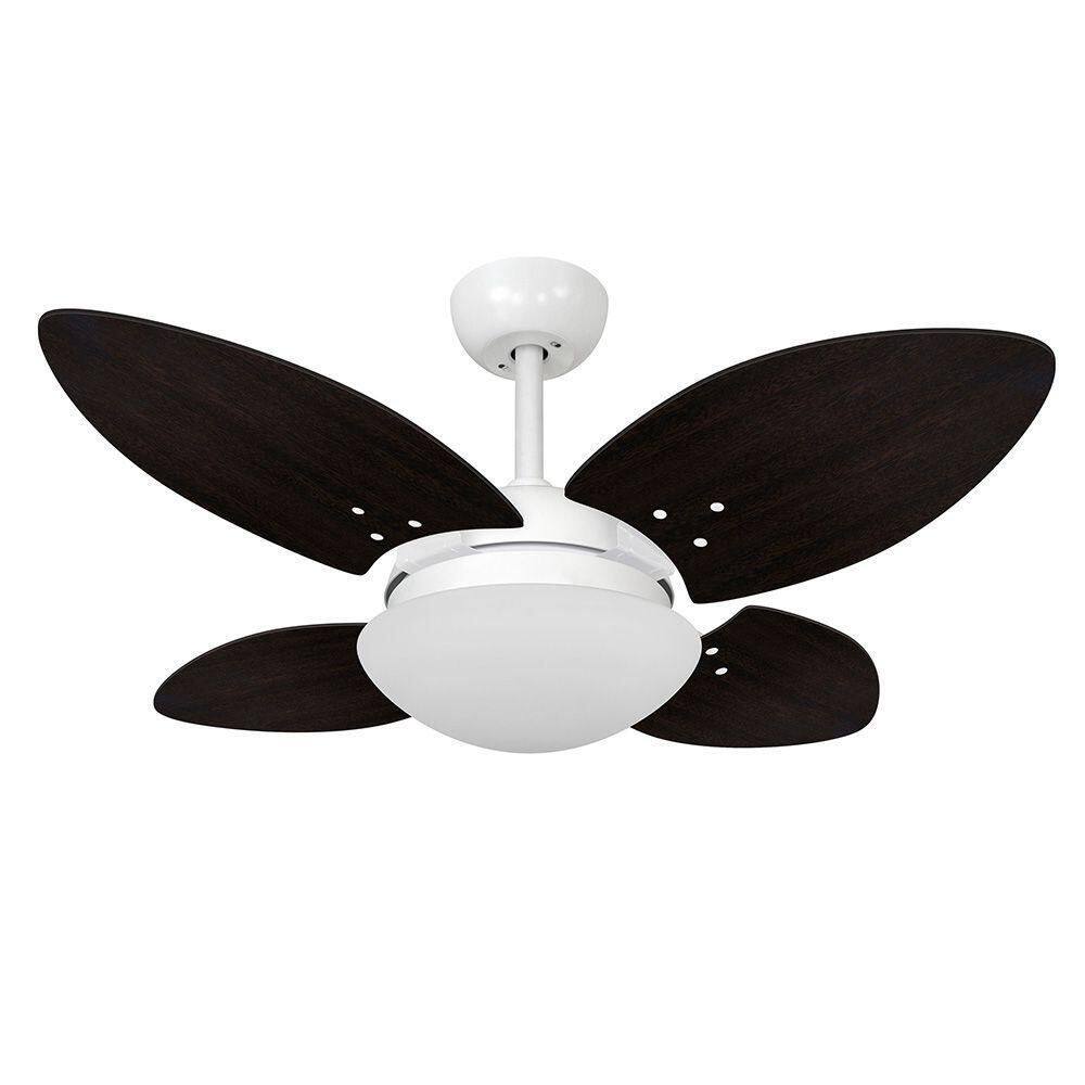 Ventilador De Teto Volare Vd28 Mini 4 Pás Tabaco 110V