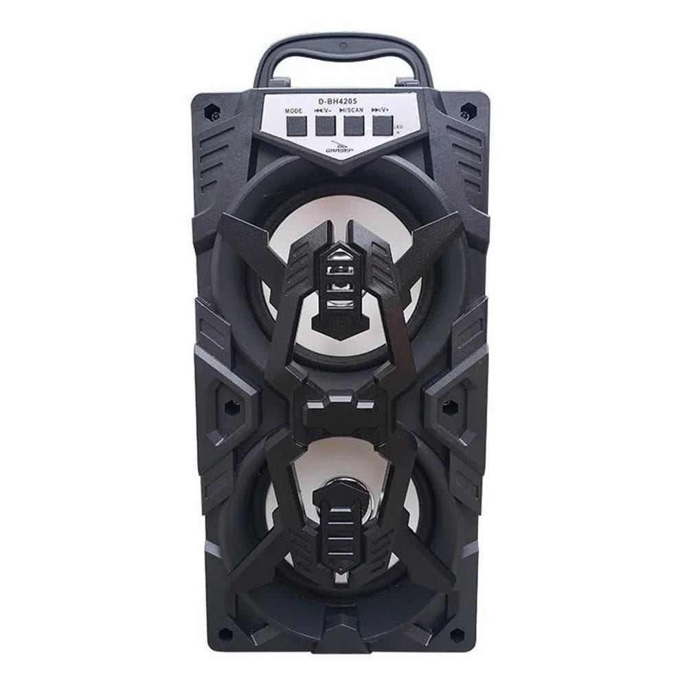Caixa De Som Bluetooth 10W Grasep D-Bh4205 Preta