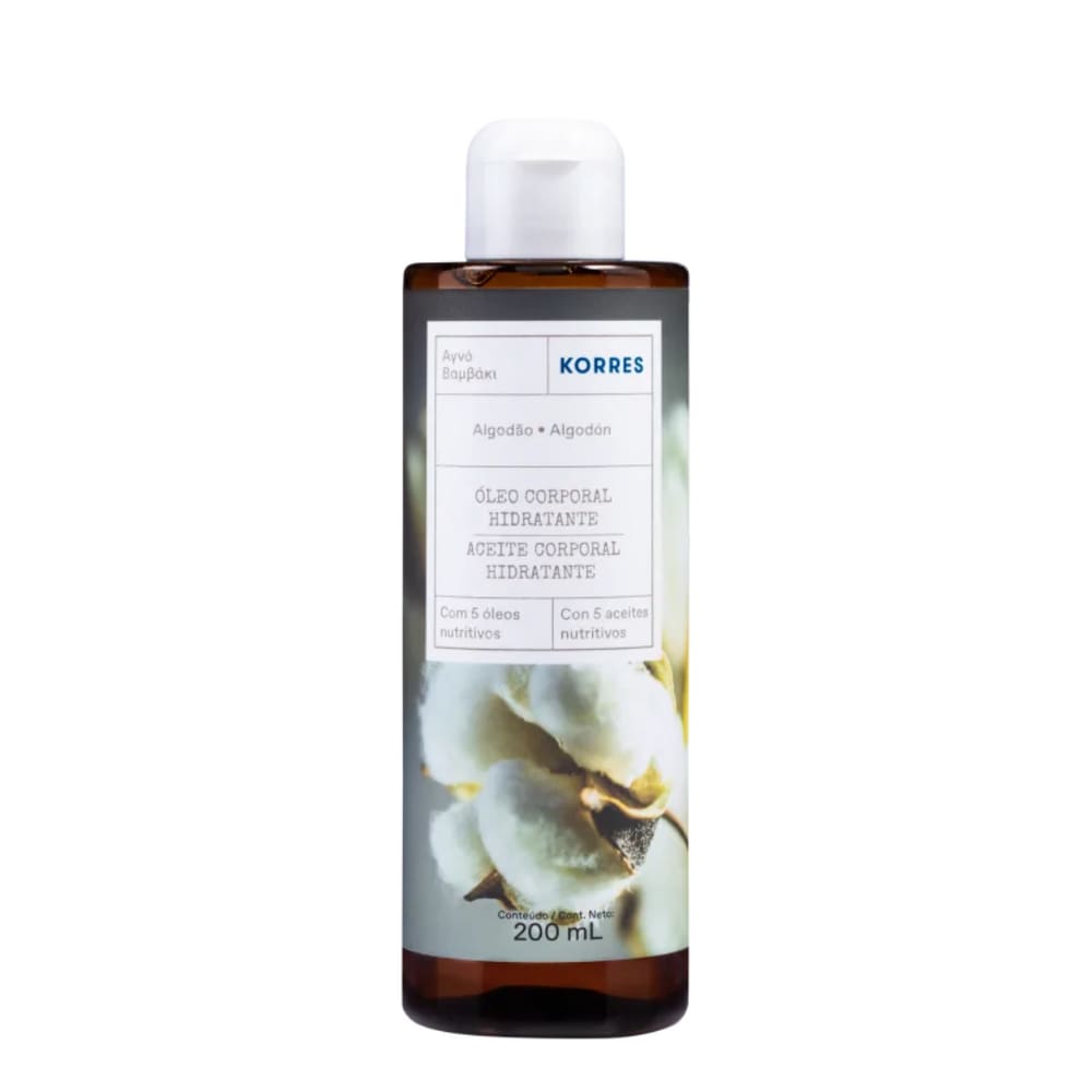 Korres Óleo Corporal de Algodão 200ml