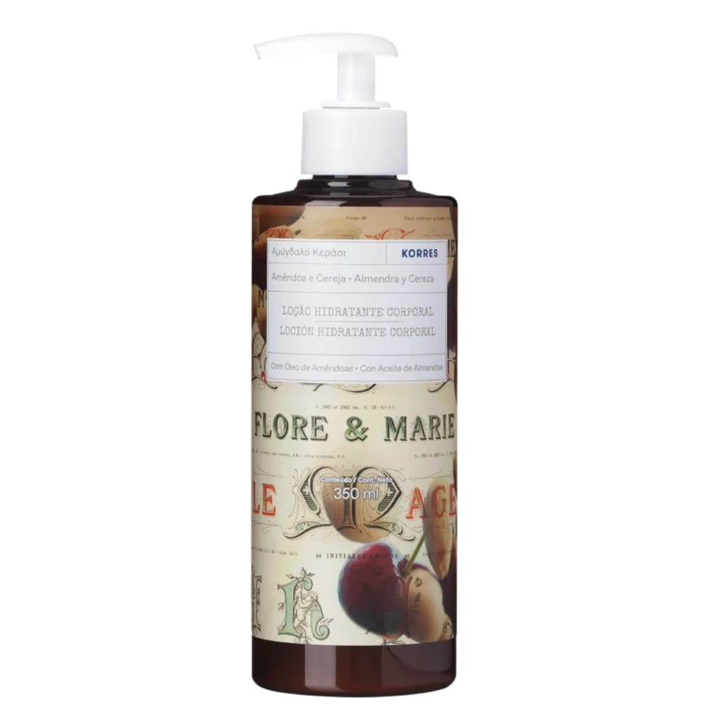Korres Cereja e Amêndoa - Creme Hidratante Corporal 350ml