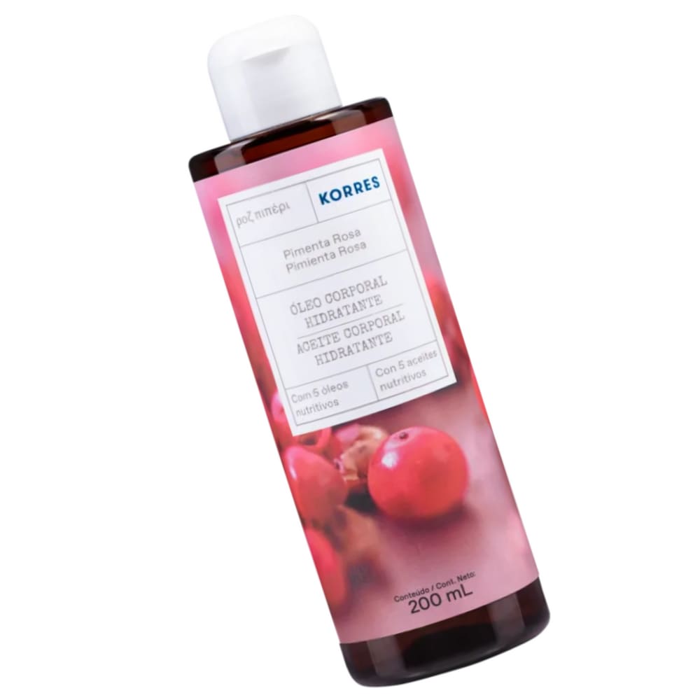 Korres Óleo Corporal de Pimenta Rosa 200ml