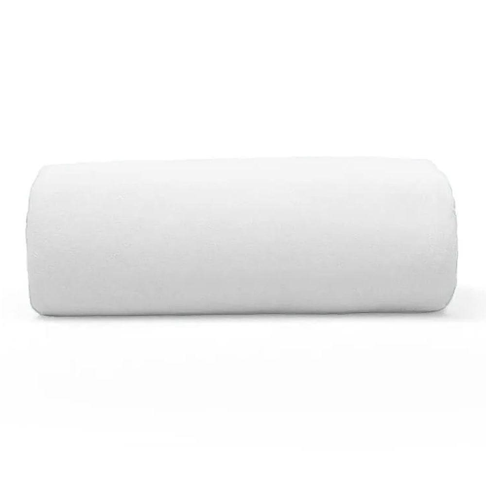 Lençol Buettner King Malha 100% Algodão Basic Liso Com Elástico Branco