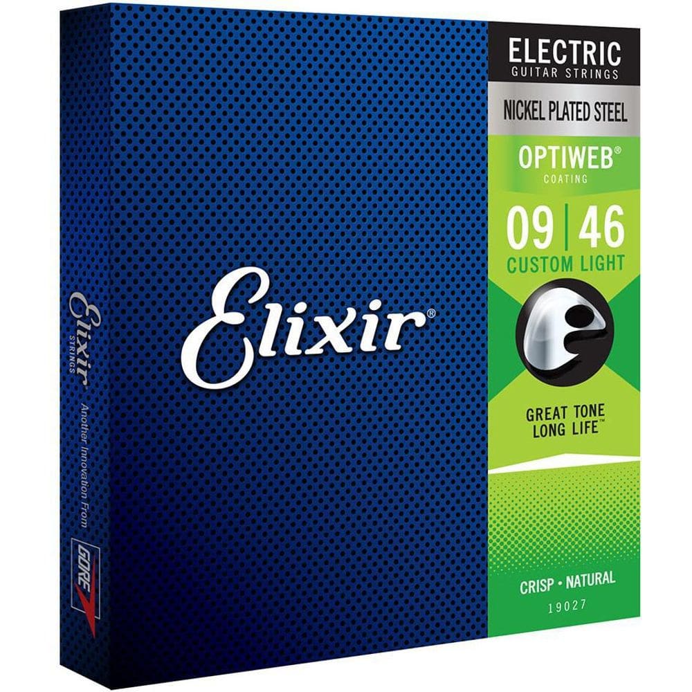 Encordoamento Elixir Para Guitarra 09 Optiweb