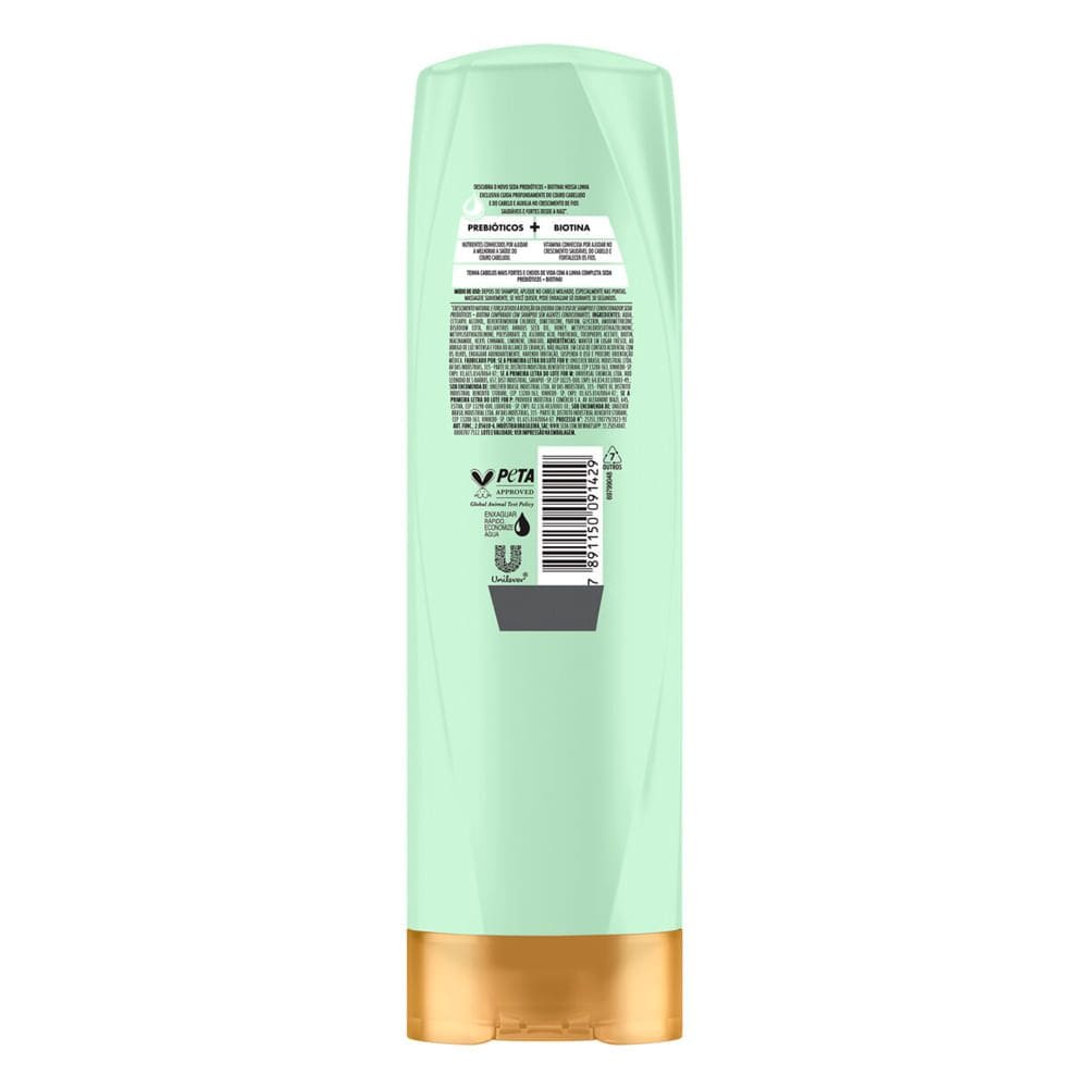 Condicionador Seda Força e Crescimento Prebiótico + Biotina 325ml