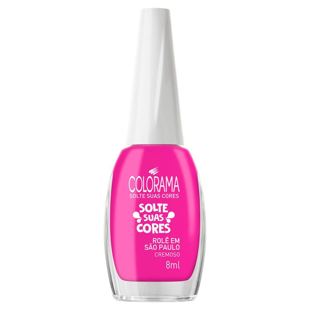 Esmalte Colorama Solte Suas Cores Cor Rolê em SP Cremoso 8ml