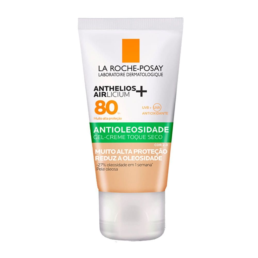 Protetor Solar Anthelios Airlicium+ FPS80 Antioleosidade Cor 2.0 40g