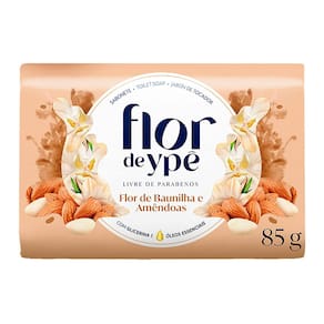 Sabonete em Barra Ypê Flor de Baunilha e Amêndoas 85g