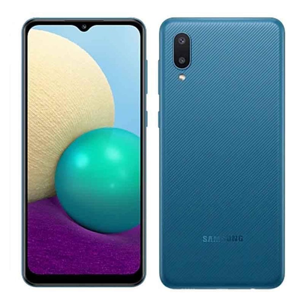 SMARTPHONE Samsung Galaxy A02 32GB 4G DUAL CHIP Quad-Core 2GB RAM 6,5” Câm. Dupla+Selfie 5MP