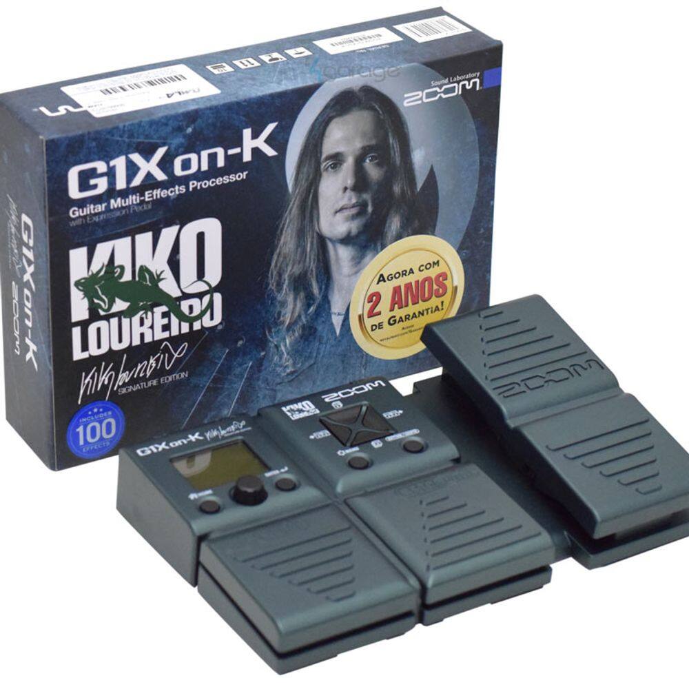 G_kiku。 Zoom G1k Kiko Loureiro Signature C/ Fonte - Willaudio Preto