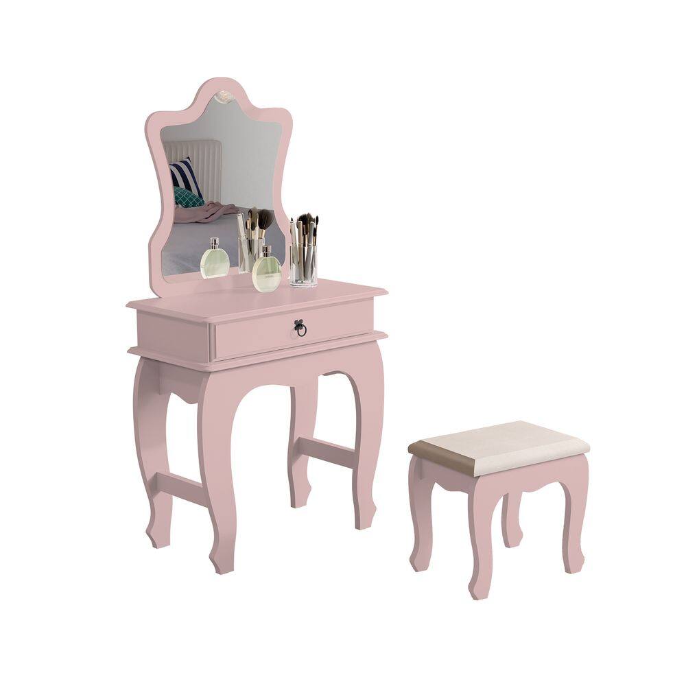 Penteadeira Baby JB 7200 Luxo Rose - Moveis JB